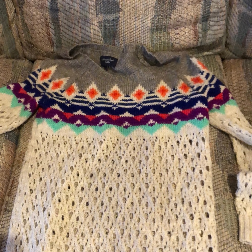 Multi colored sweater
